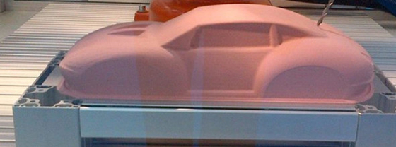 Epoxyhars het Bewerken Deeg 50-55D Dichtheid 0.5G/Cm 3 Hardheidsroze voor Hoofdmodel